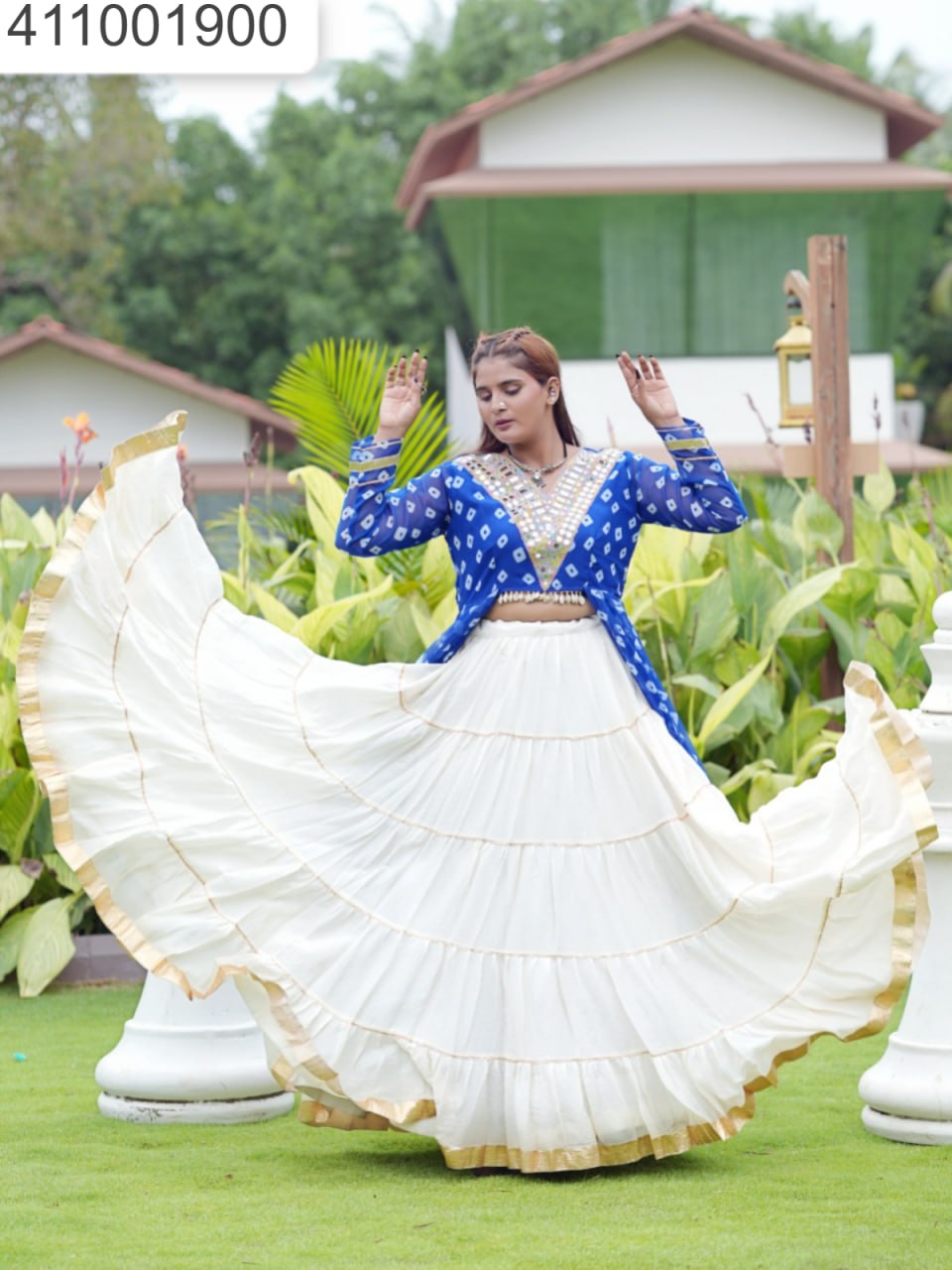 Bandhani Jacket & White Lehenga Collection 💃✨ | Festive & Ethnic Wear
