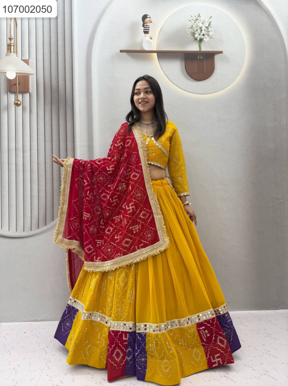 Double the Elegance: Yellow & Purple Lehenga Sets 💛💜 | Festive & Wedding Special